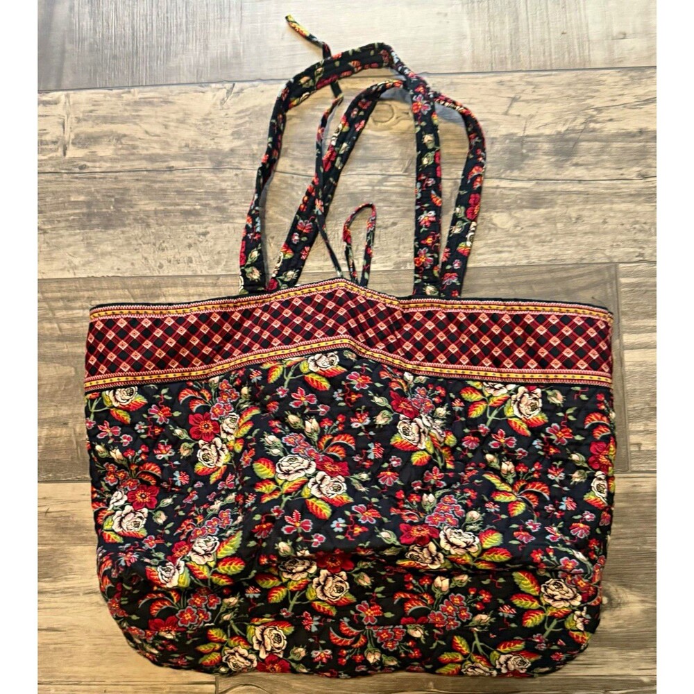 VTG Y2K Vera Bradley Anastasia Rare Tote Tie Close Inner Pocket Grandmacore